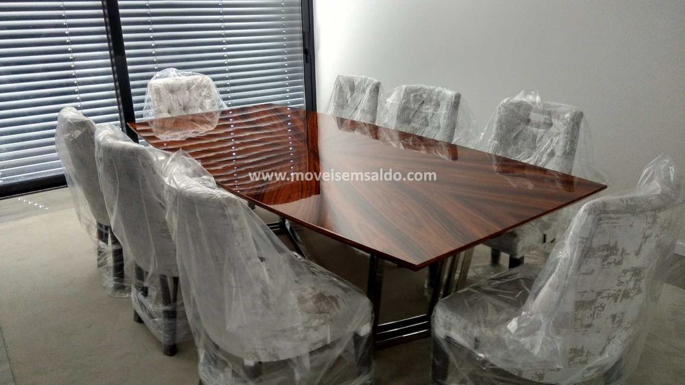 Mesa de Jantar c/ Tampo Oval - Fabricamos todas as medidas e materiais