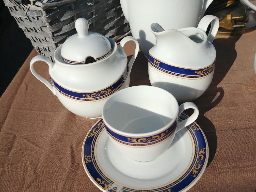 Porcelana zastawa serwis kawowy 12szt filiżanka 100ml  Bavaria Porcela