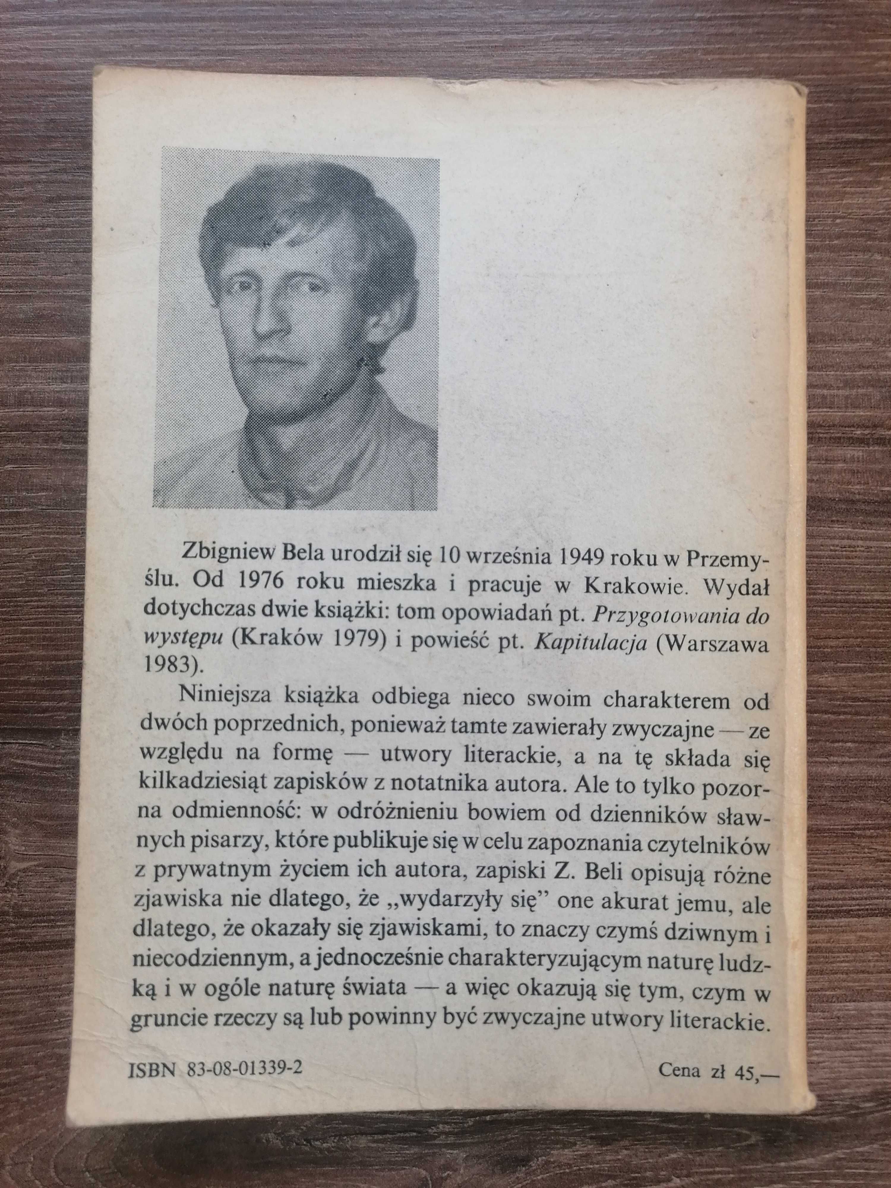 Zbigniew Bela - "Jeden obrót słońca"