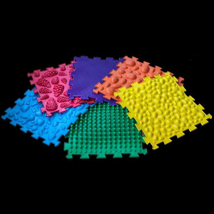 Ортопедичні масажні килимки "Пазли Мікс" Килим масажний для дітей