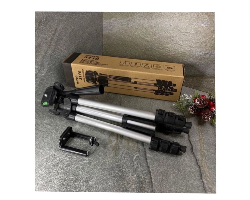 Алюминиевый штатив для камеры Tripod 3110 + держатель для телефона