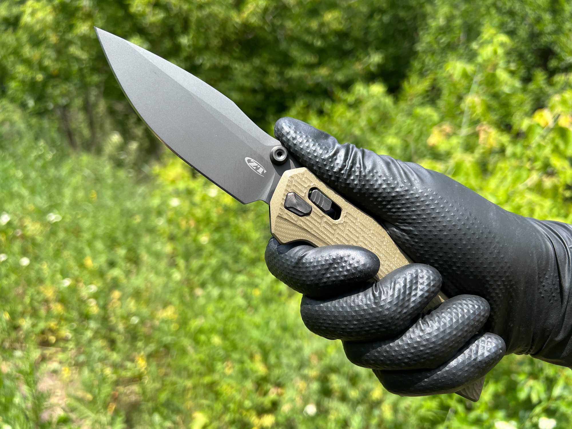 Складний ніж Zero Tolerance 0203 DuraLock Olive G-10 Black PVD CPM M4