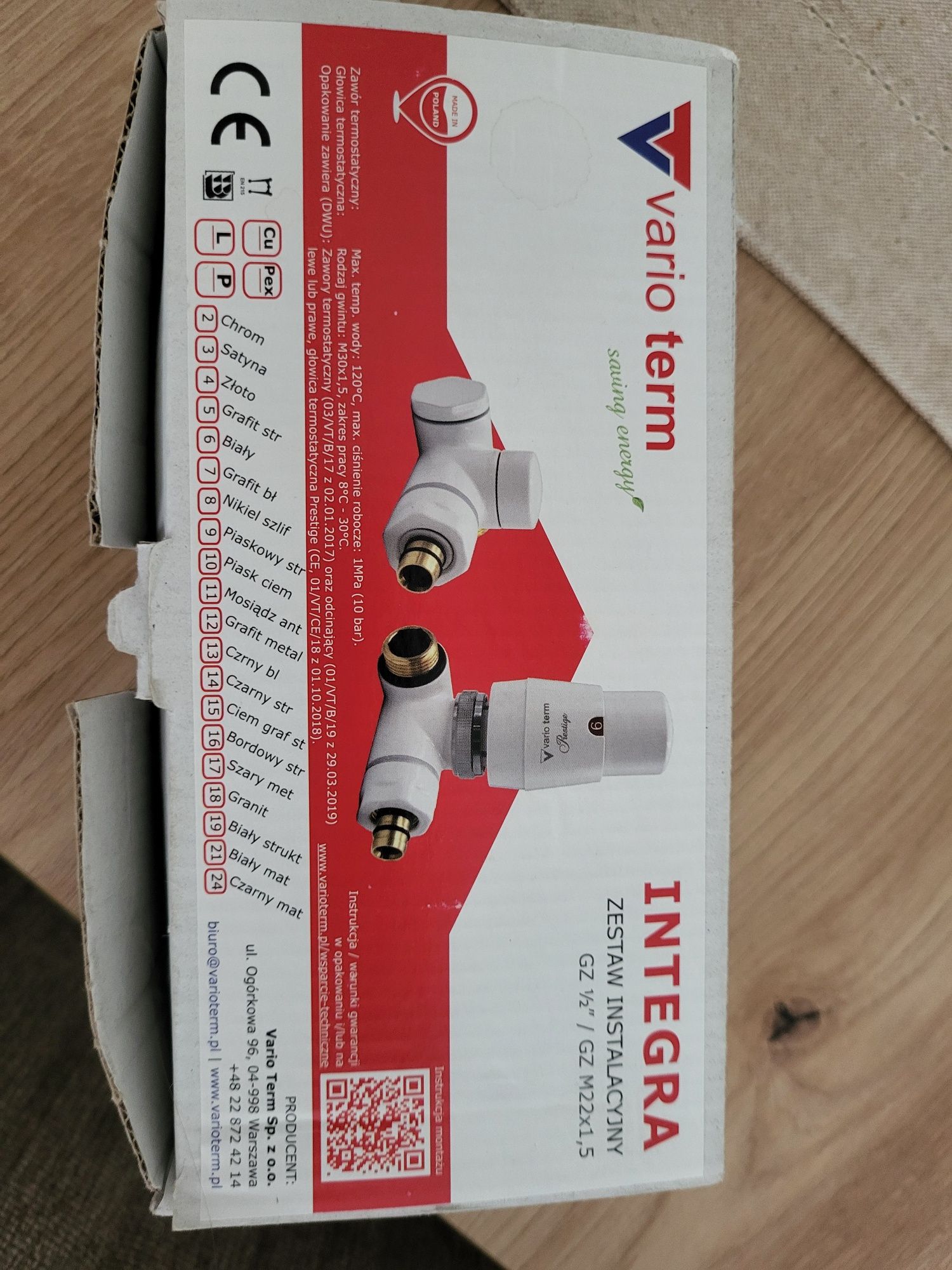 Zestaw termostatyczny varioterm