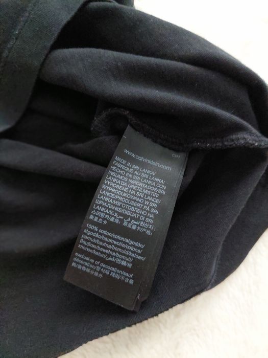 Czarny t-shirt Calvin Klein