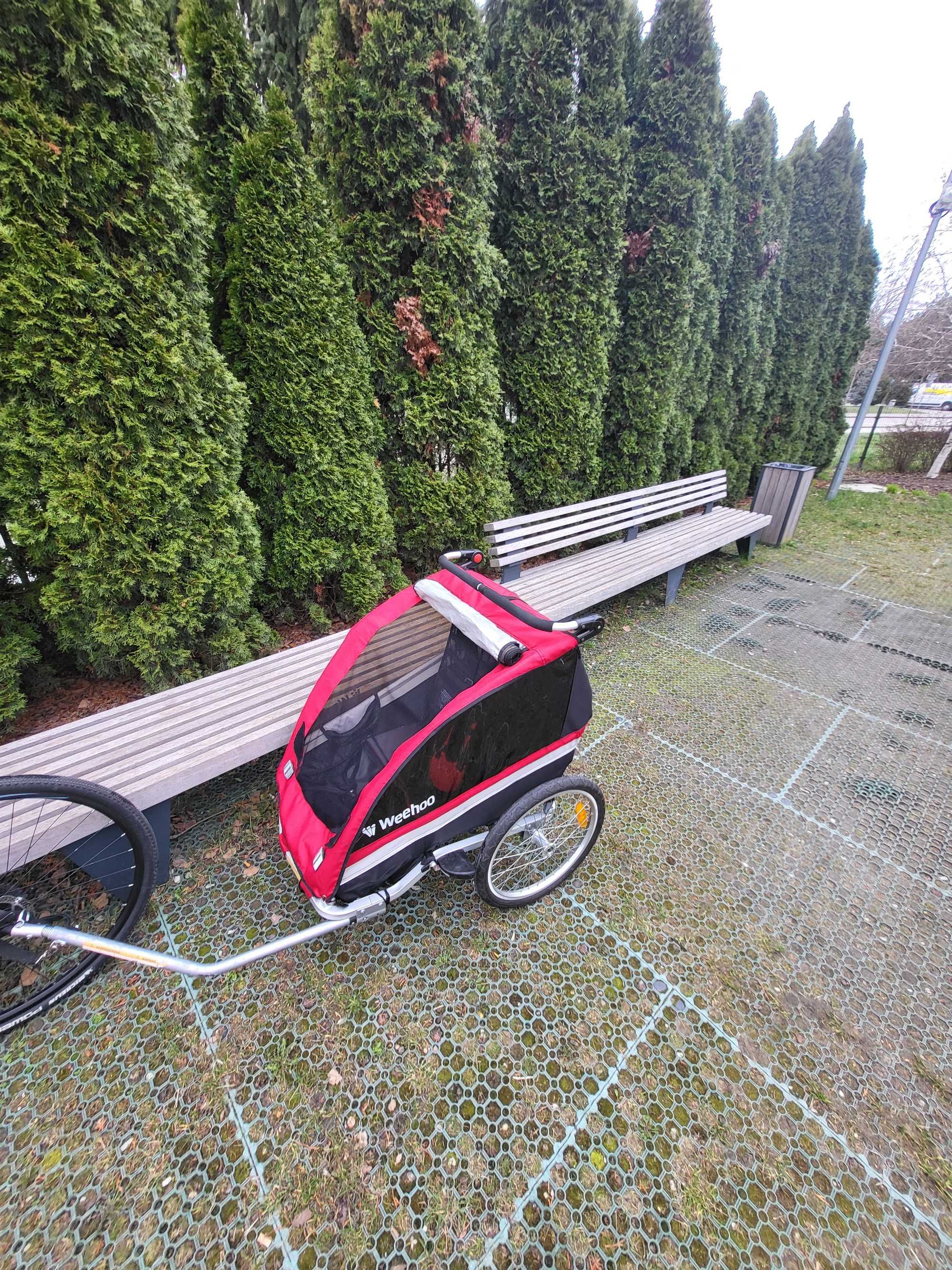 przyczepka rowerowa wózek biegowy Weehoo wee-go