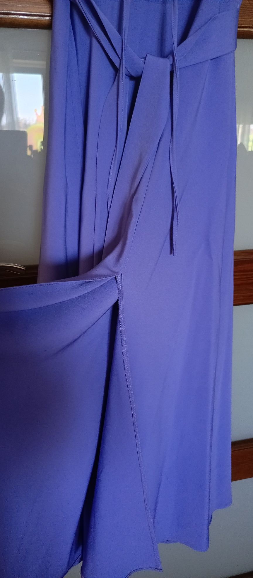 Sukienka fioletowa elegancka