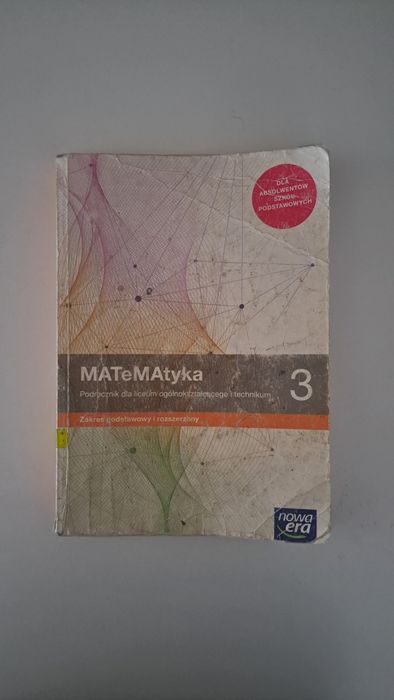 Podręcznik Matematyka 3 zakres podstawowy