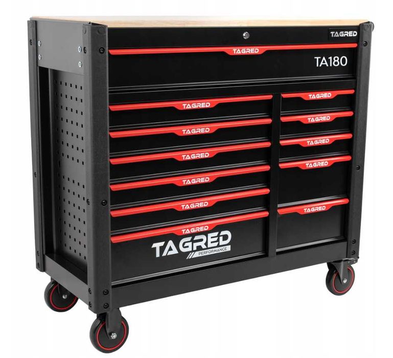 Szafka warsztatowa wózek narzędziowy profesjonal duża 12 szuflad TA180