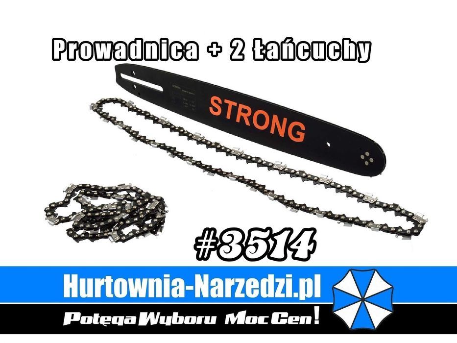 Prowadnica 15"/38cm + 2 łańcuchy 0,325 1,5mm 64 prowadnica Husqvarna