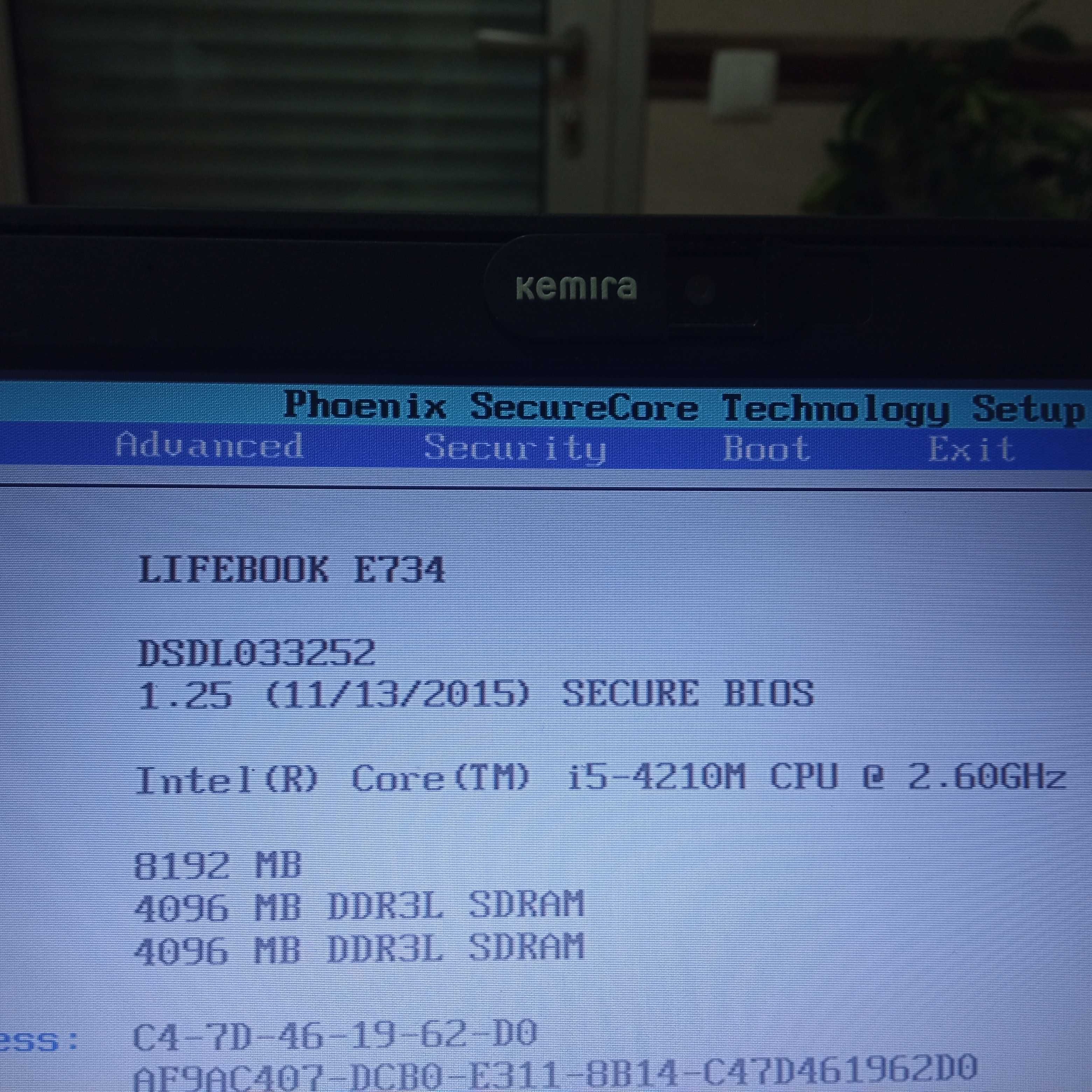Portatil Fujitsu Lifebook E736 I5 8GB Ram  disco 500GB