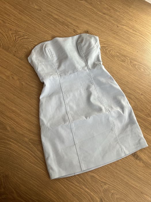 голубе плаття zara