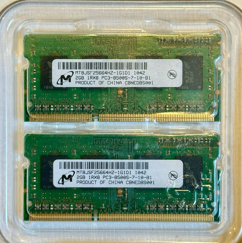 Memória RAM 2Gb 4 unidades