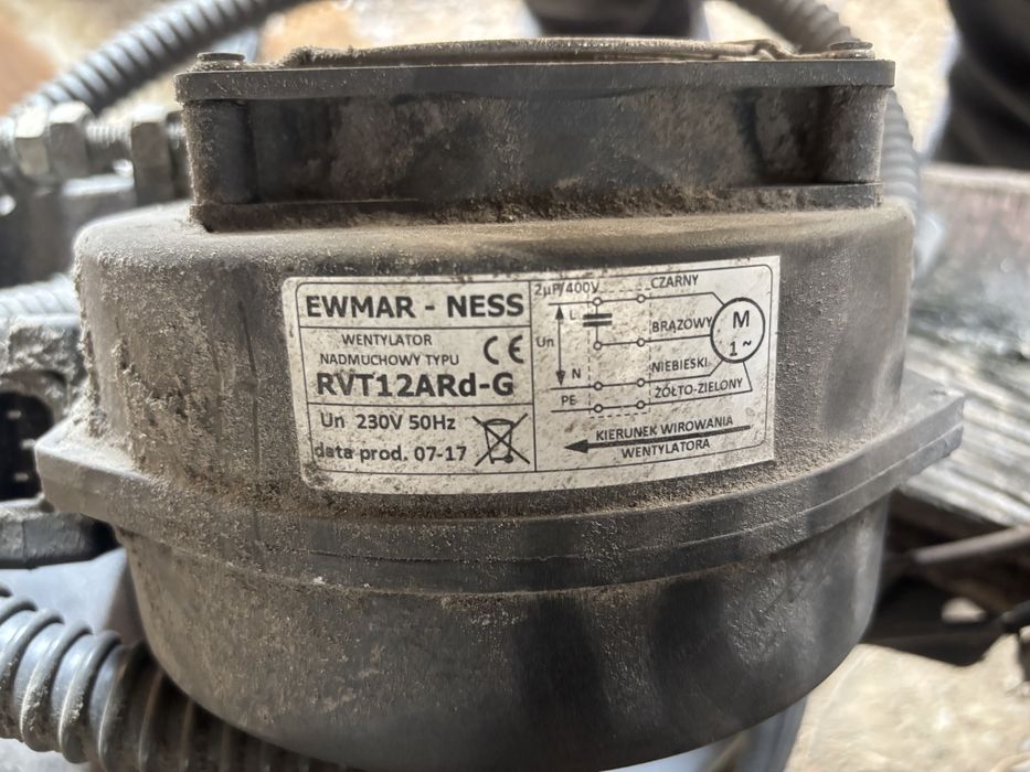 Wentylator pieca defro