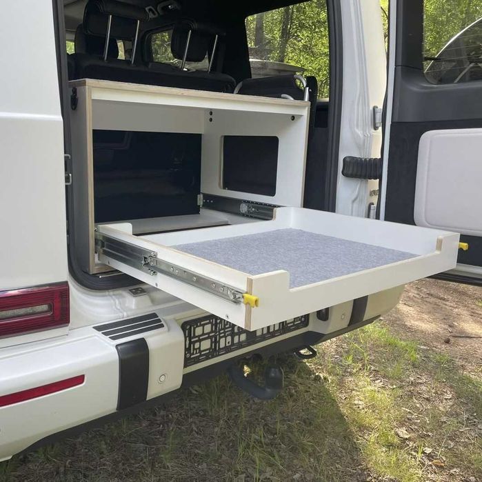 Zabudowa Platforma , Wysuwana szuflada Boks Mercedes Klasy G