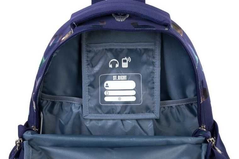 Nowy piękny pojemny 4komorowy plecak 3-7 klasy St Right