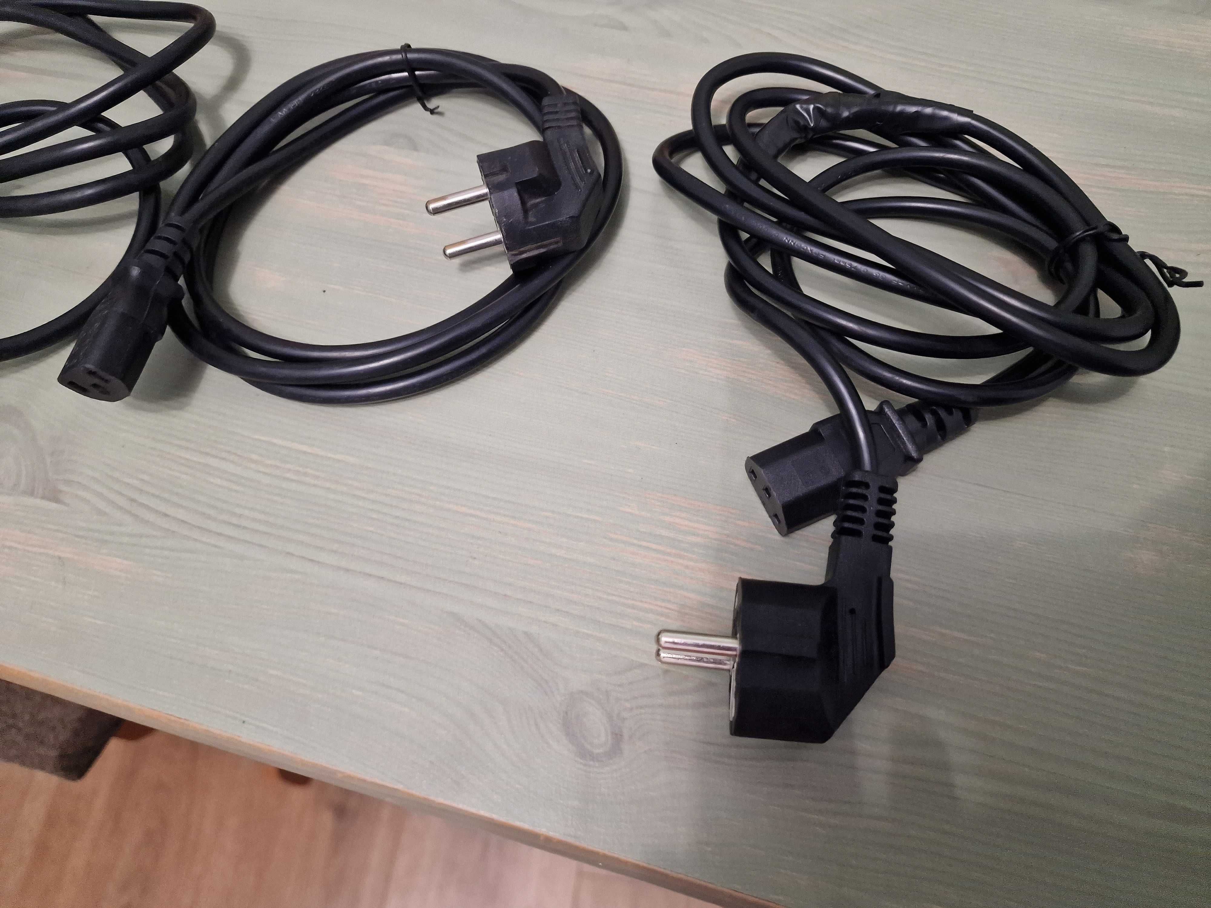 Кабель VGA, scart + мережевий кабель живлення комп'ютера, шнур, 1.5м