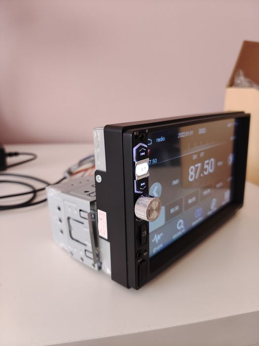 Radio carplay Samochodowe  1DIN Android Mp5 kamery cofania kostki