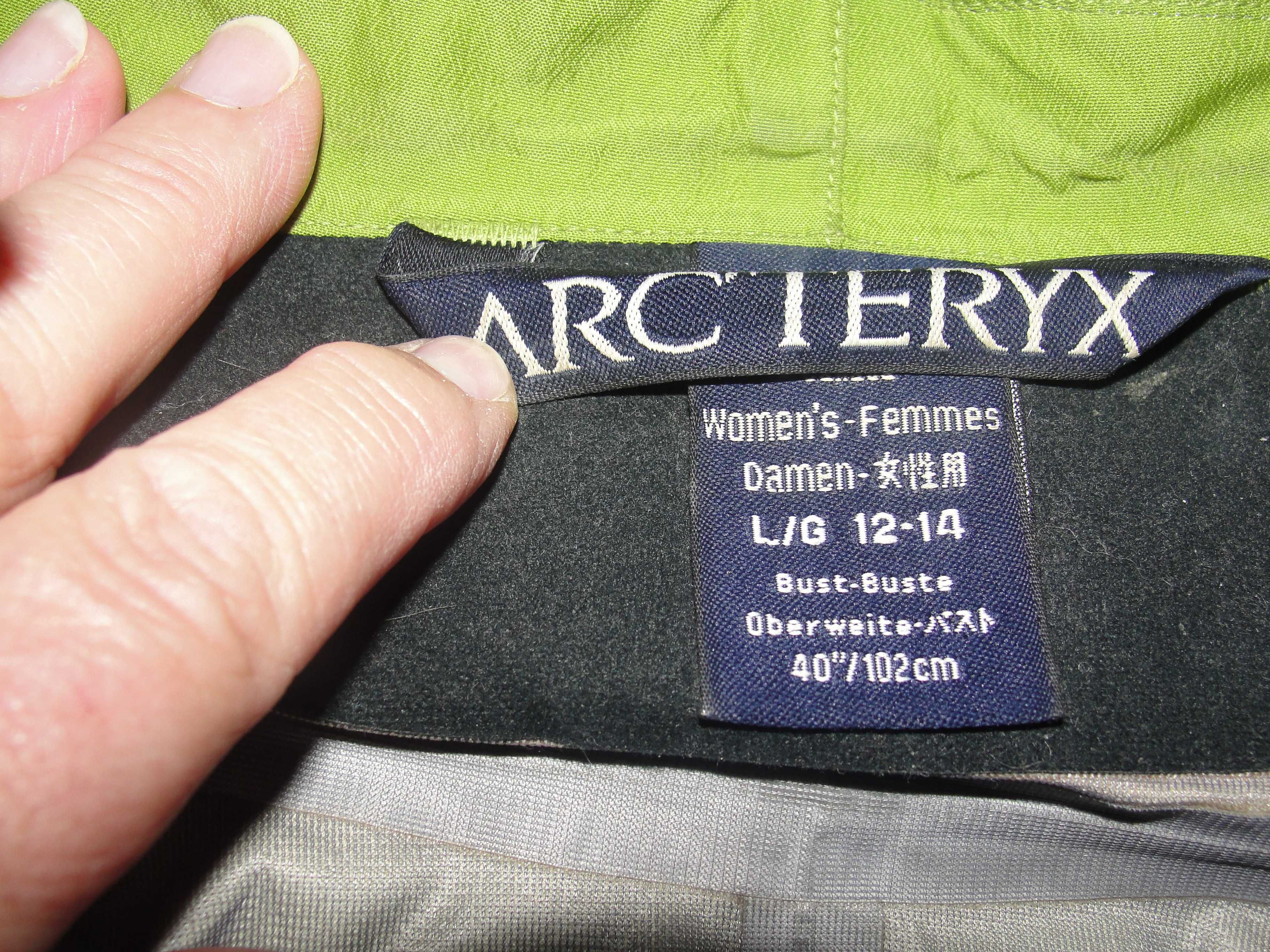Arcteryx Sidewinder Goretex Pro Recco Jacket Green Women's Size L
