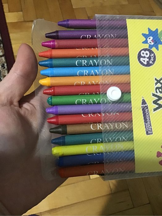 Crayons олівці кольорові 48 шт