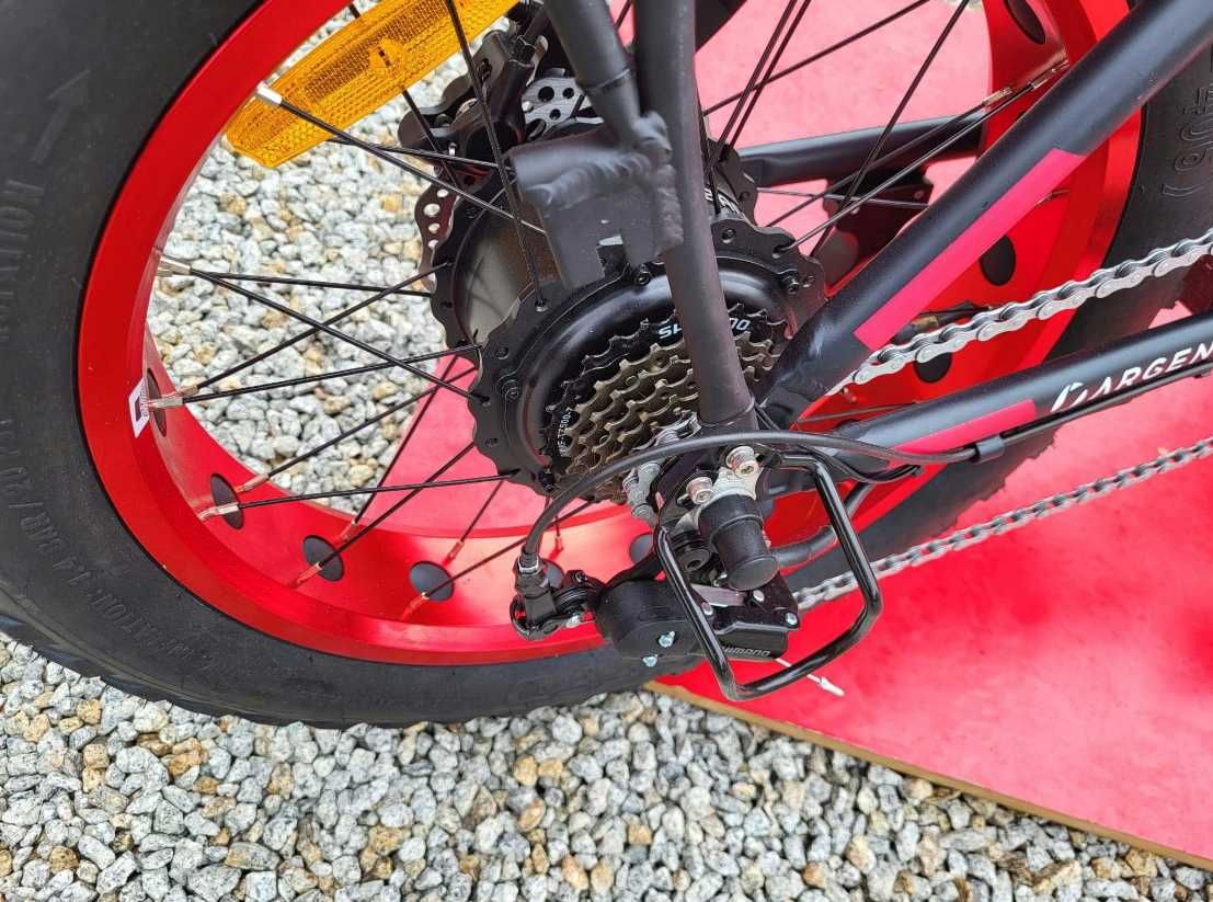 Rower elektryczny Argento Foldable E-Bike Mini MAX GT Red