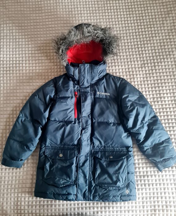 Columbia зимова куртка пуховик для хлопчика на 8 років, стан нової