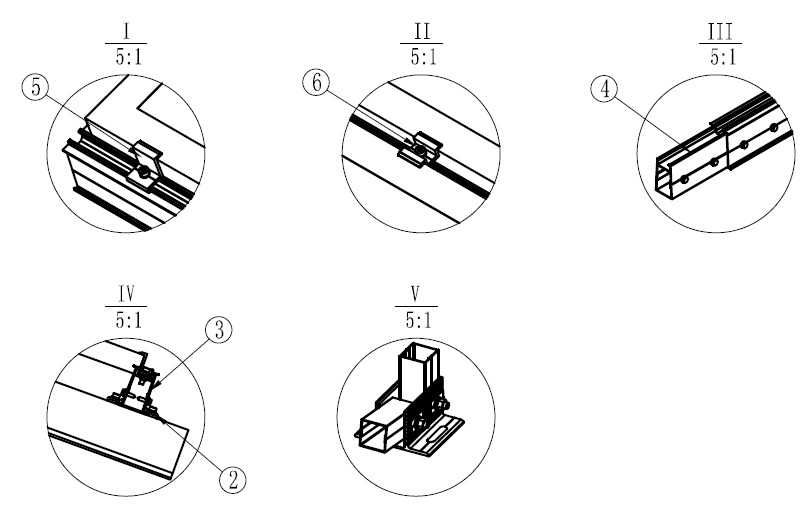 Aluminiowa konstrukcja na grunt 4 x 8 modułów poziomo fotowoltaika