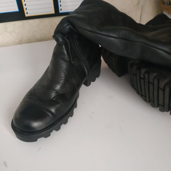 Сапоги женские на меху