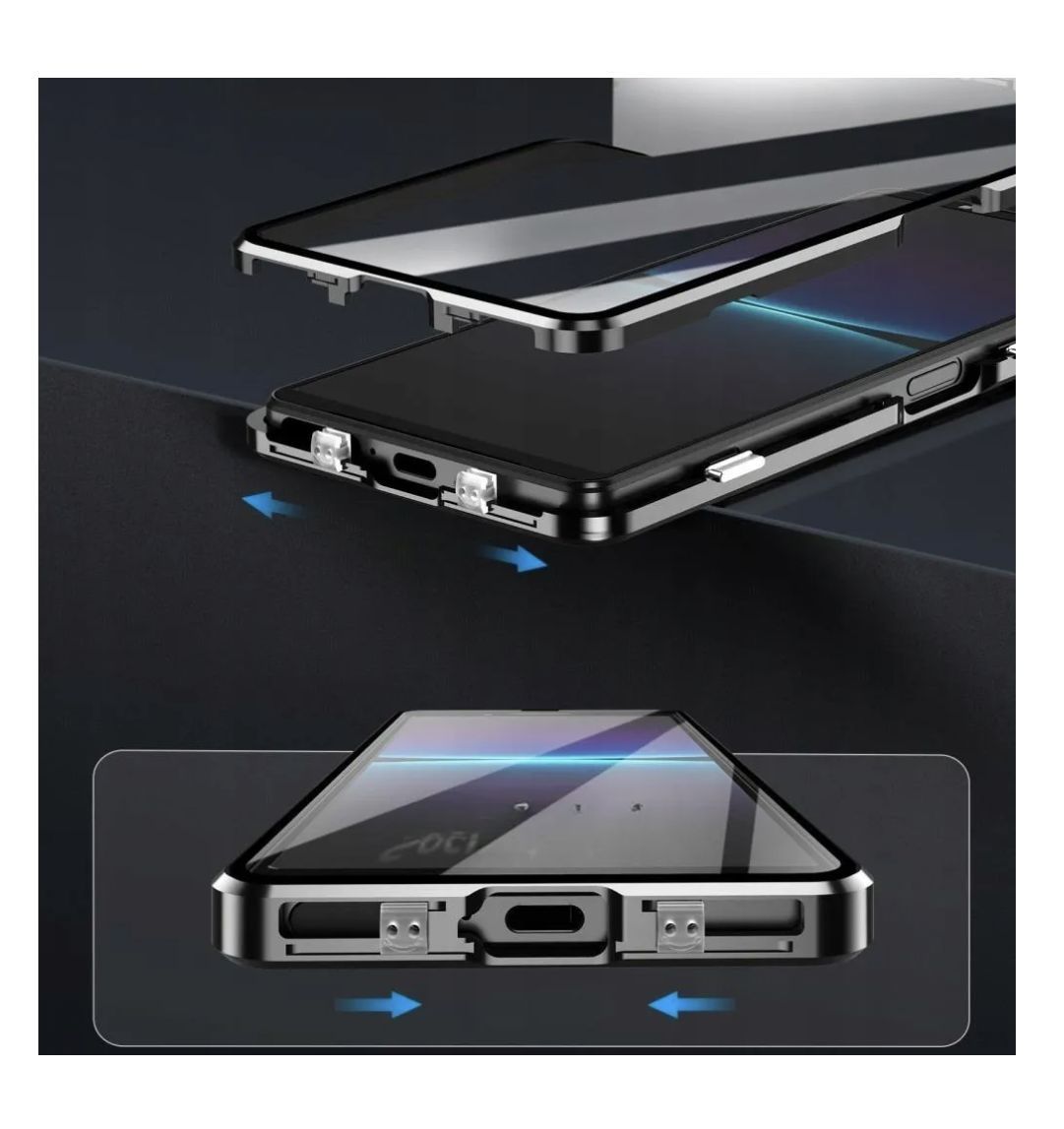 Magnetyczne etui do Sony Xperia 1v dual glass