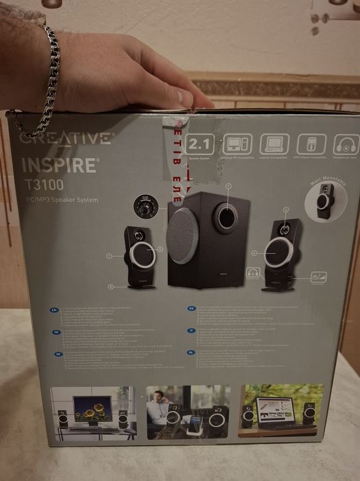 Продам акустическую систему Creative Inspire T3100