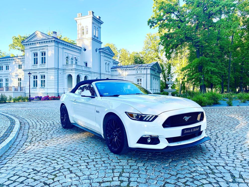 Auto do ślubu MUSTANG cabrio wesele samochód wynajem slub Mielec