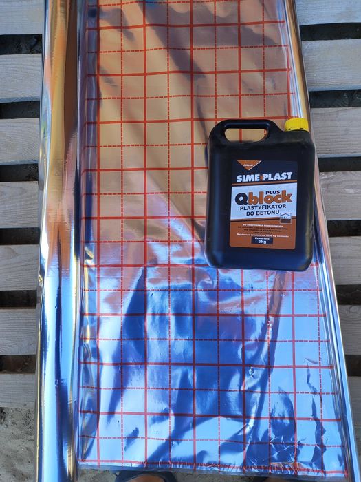 Plastyfikator + folia ogrzewanie podłogowe