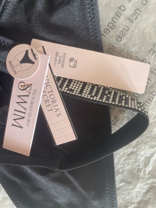 Купальник Victoria’s Secret Bikini Shine Strap Sexy Tee Push-Up Black