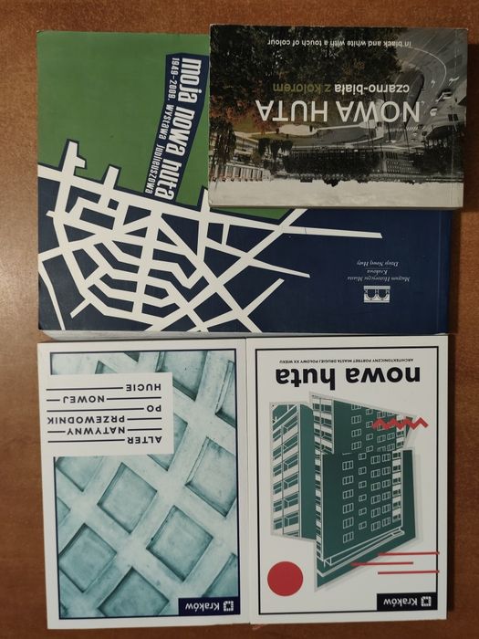 4 książki Nowa Huta architektoniczny portret