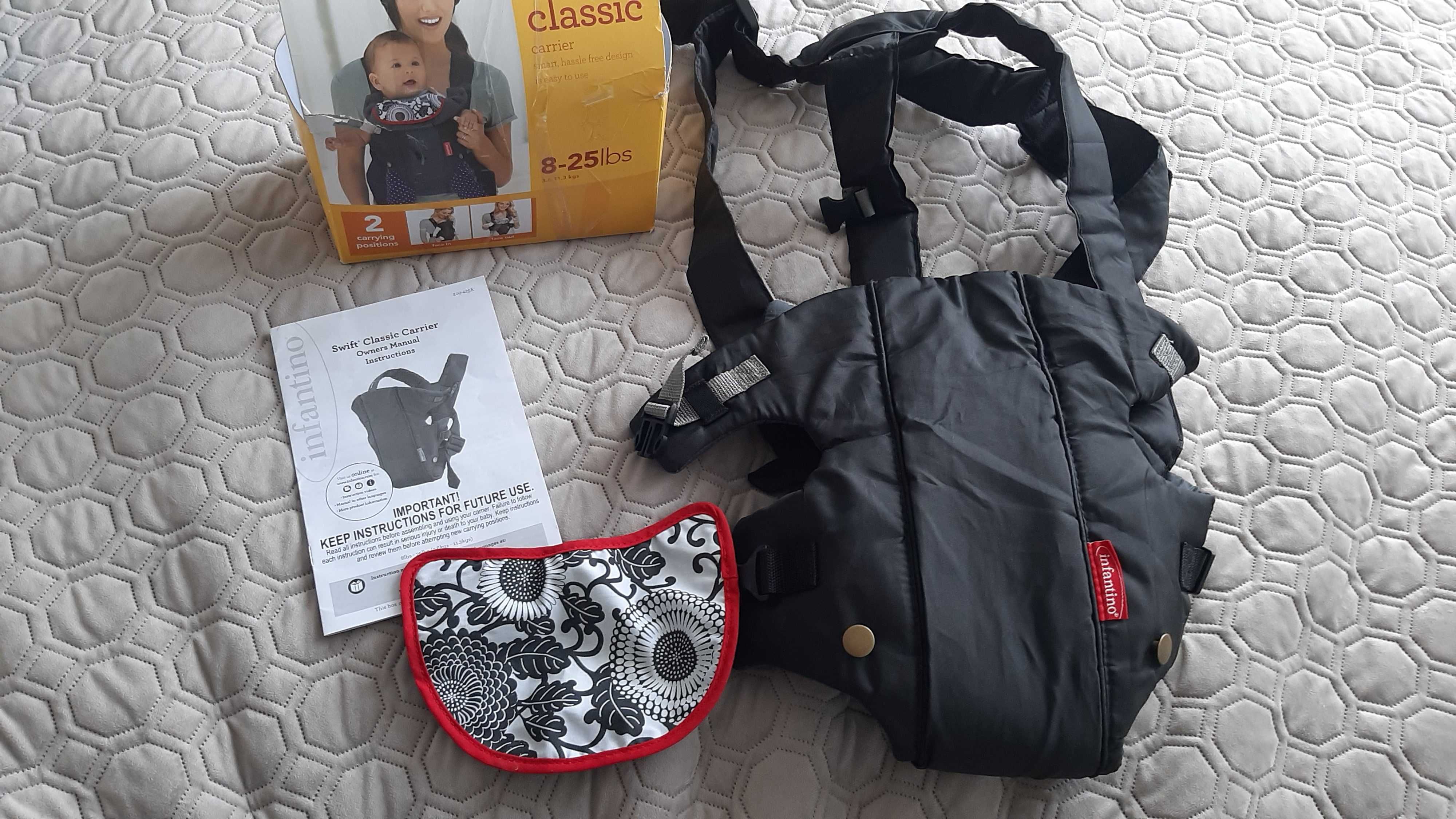 Кенгуру слинг переноска эрго рюкзак для детей infantino swift classic