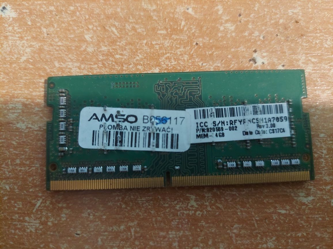 Память HynixDDR4 2400 4GB