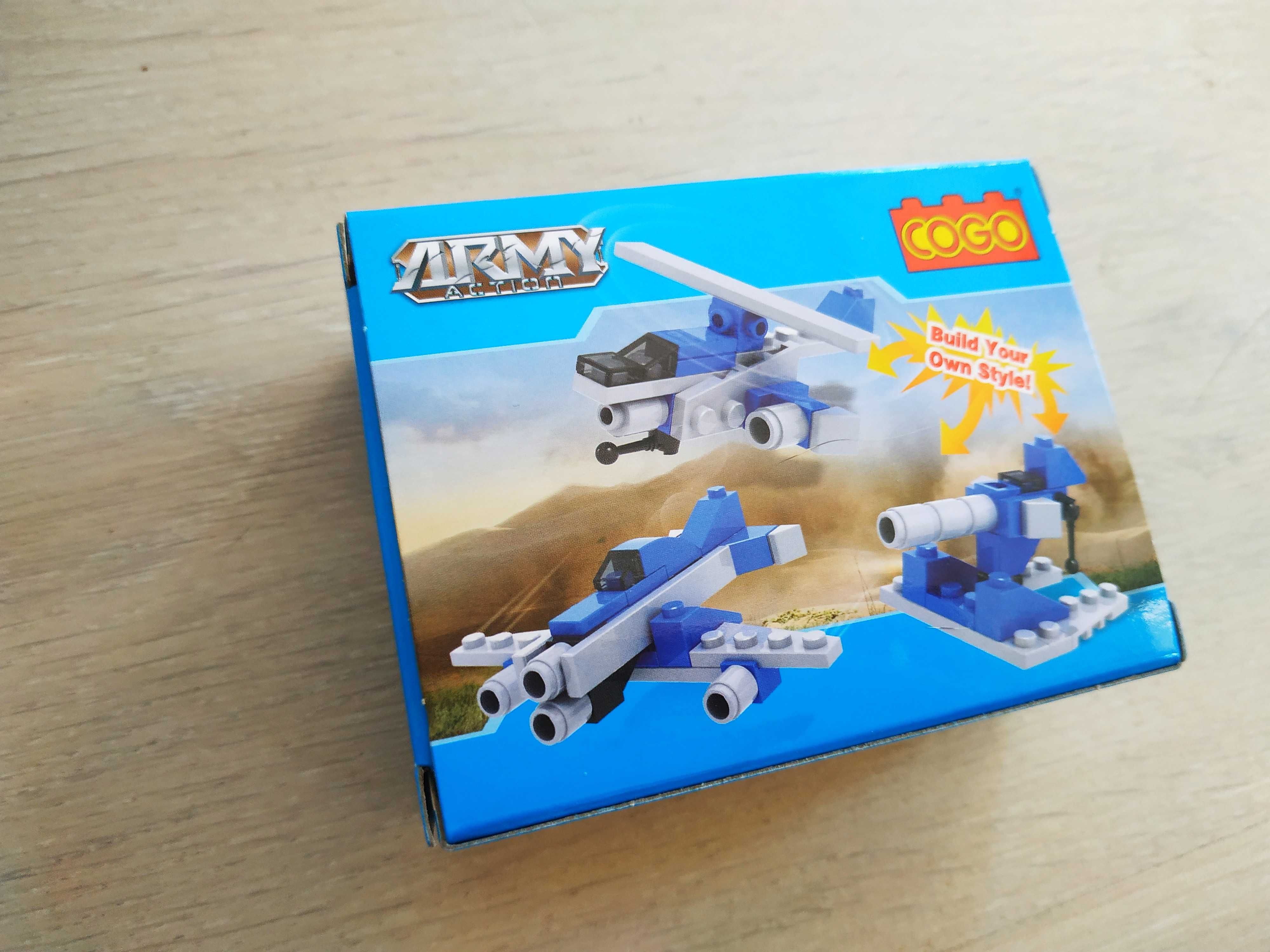 Klocki LEGO COGO samolocik z serii Army Action 35 elementów