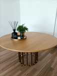 Mesa em carvalho natural mate laskasas