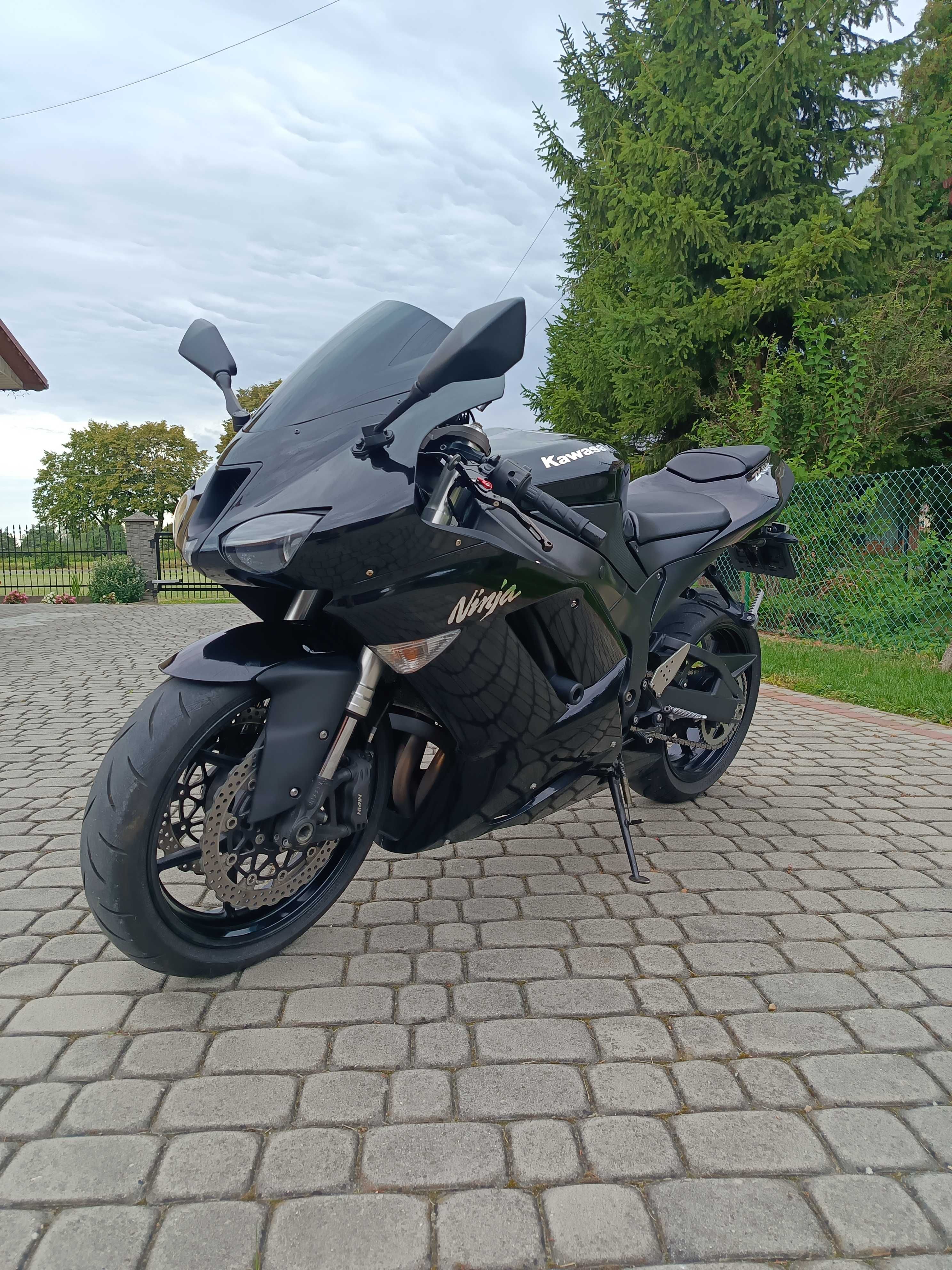 Kawasaki zx6r dużo dodatków