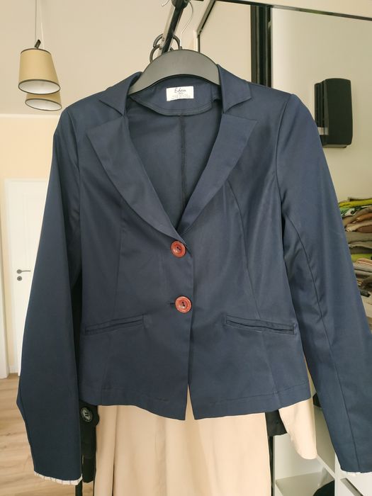 Granatowa marynarka 36 edan wiskoza