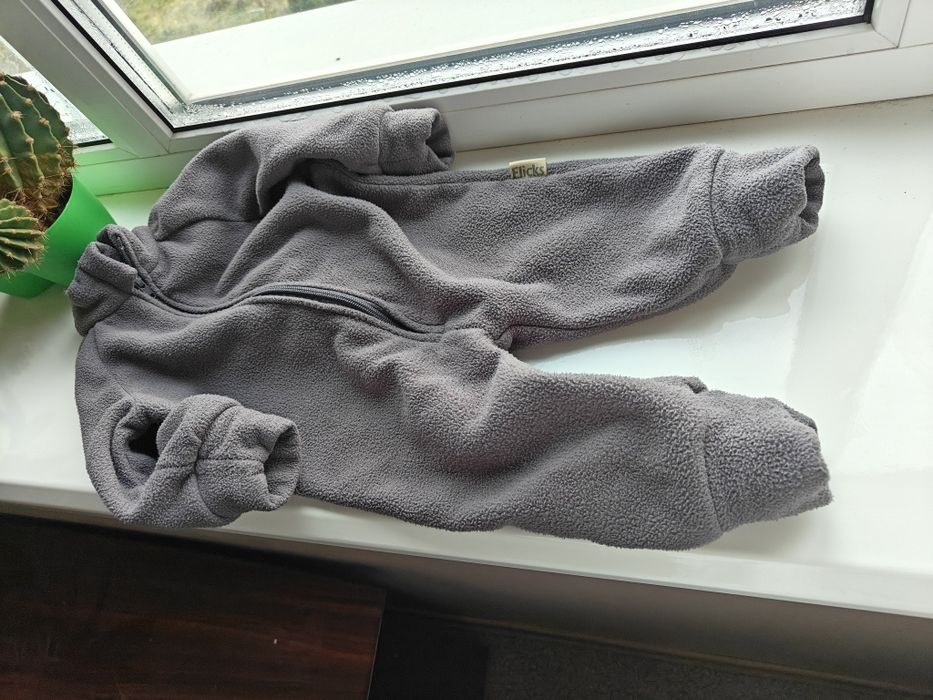 Флісовий комбінезон на6- 12 міс flecks