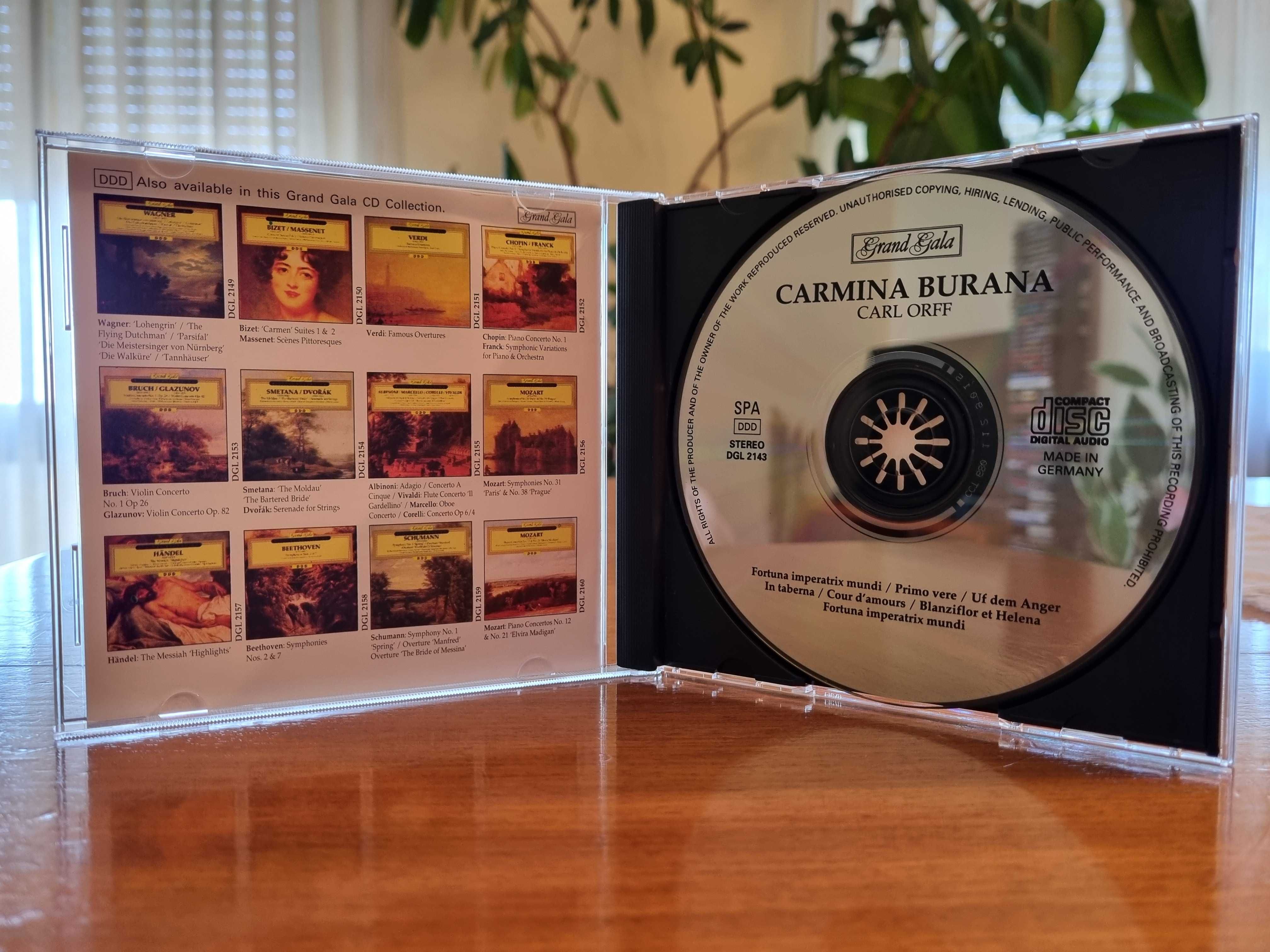 Vendo CD "Carmina Burana", de CARL ORFF (Música Clássica) !