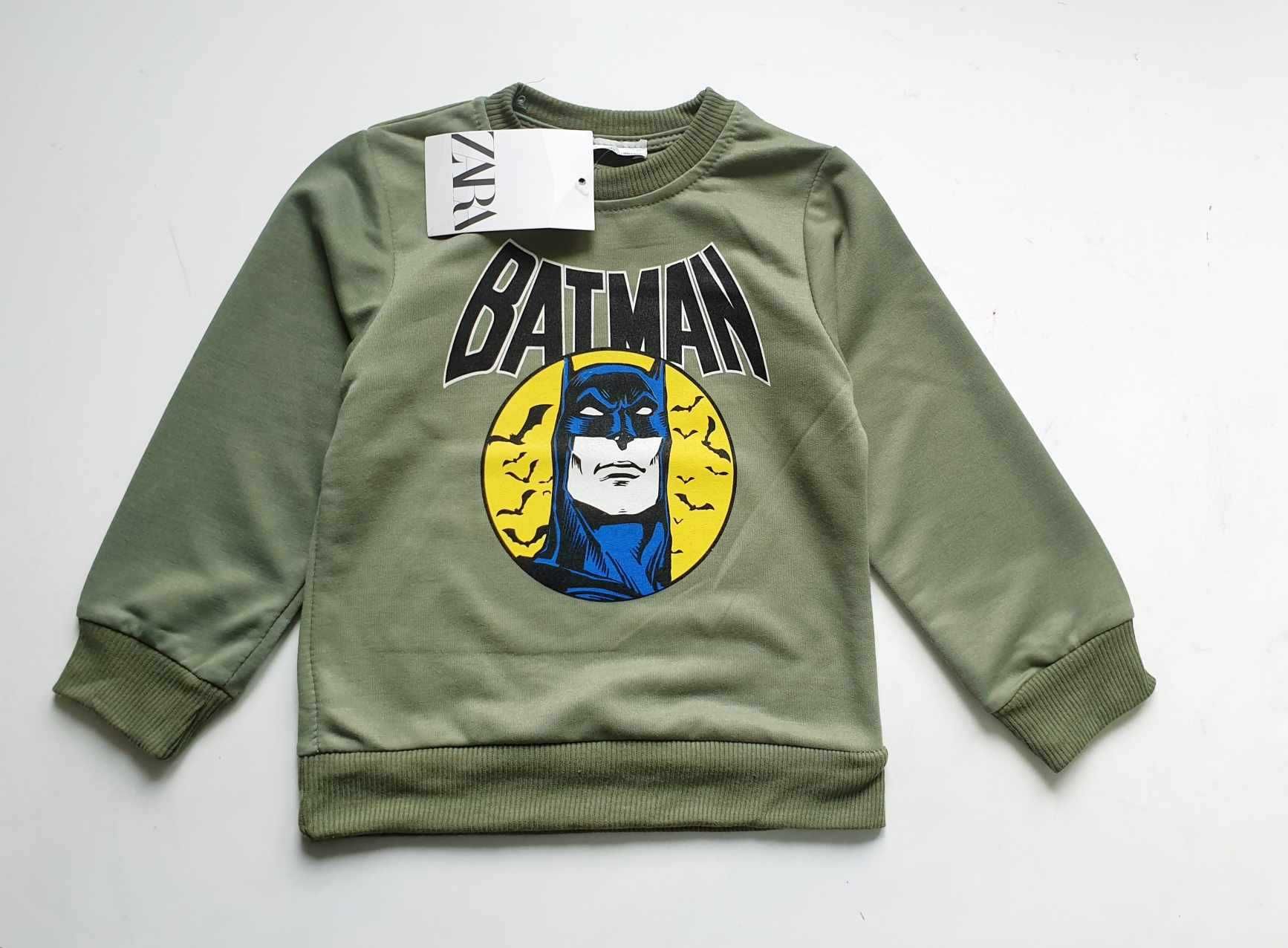 Batman nowa bawełniana bluza chłopięca 104 cm