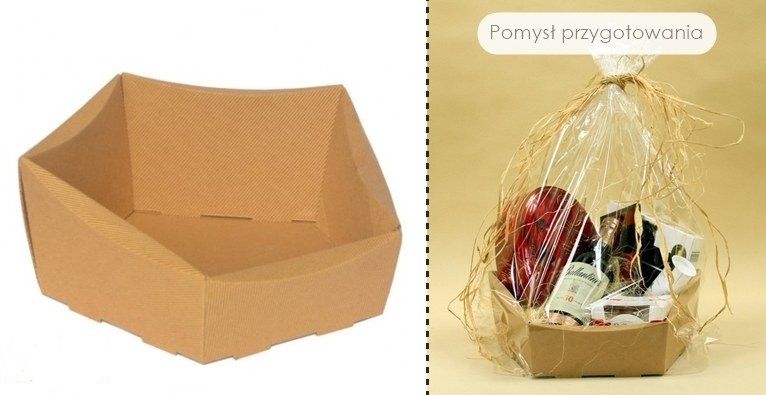 Kosz 10Szt.  Prezentowy Eco  23X23 Cm