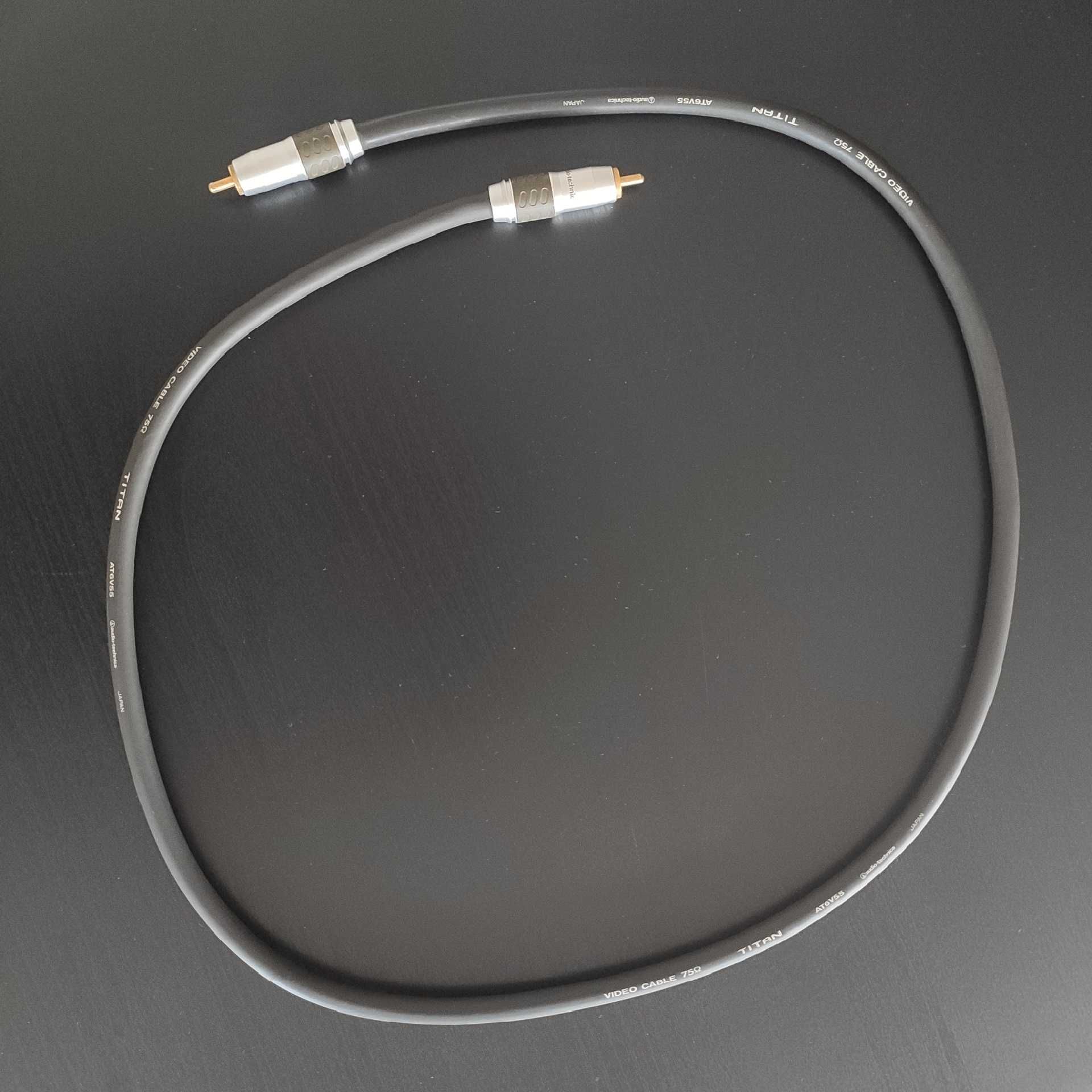 Audio Technica AT6V55 TITAN - kabel cyfrowy RCA - Made in Japan - 1m
