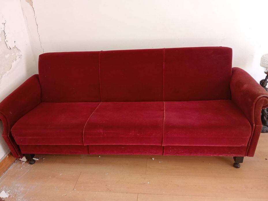 Sofá 3 lugares veludo