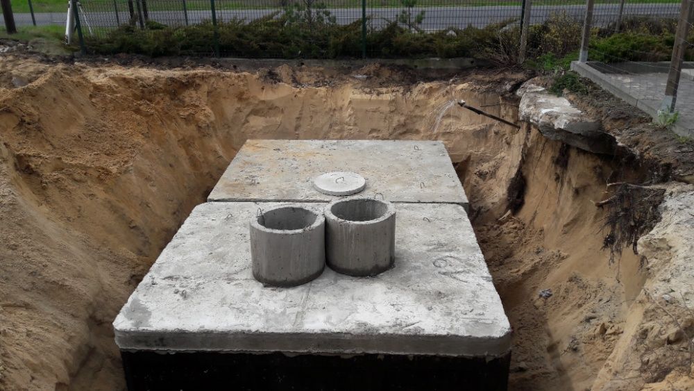 Szambo dwukomorowe betonowy zbiornik Szamba od PRODUCENTA