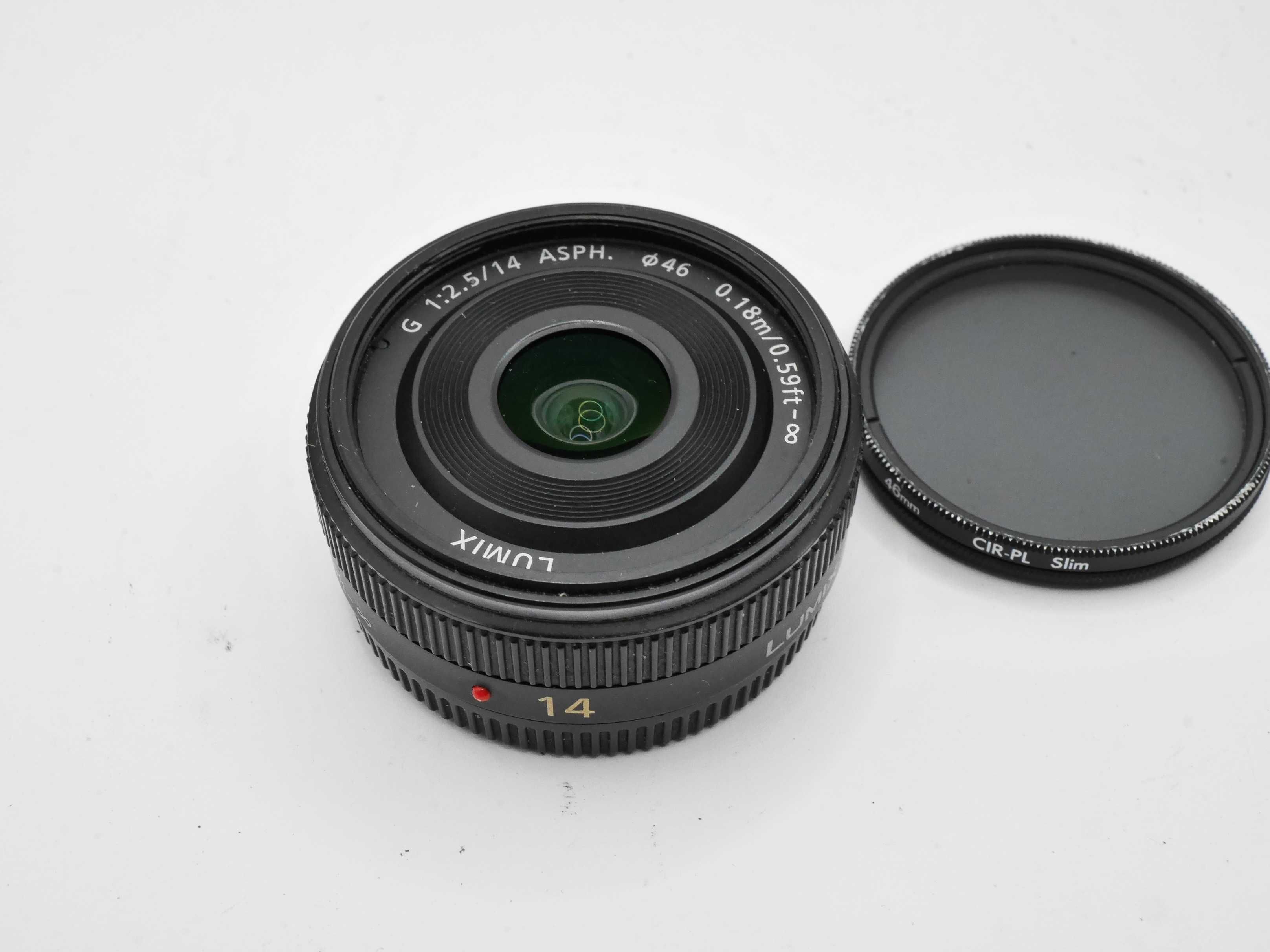 Panasonic Lumix G 14mm f/2.5 ASPH naleśnik polar Hoya gratis