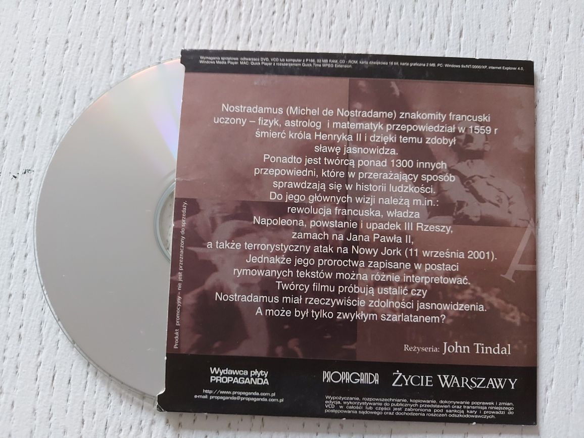 Nostradamus video cd