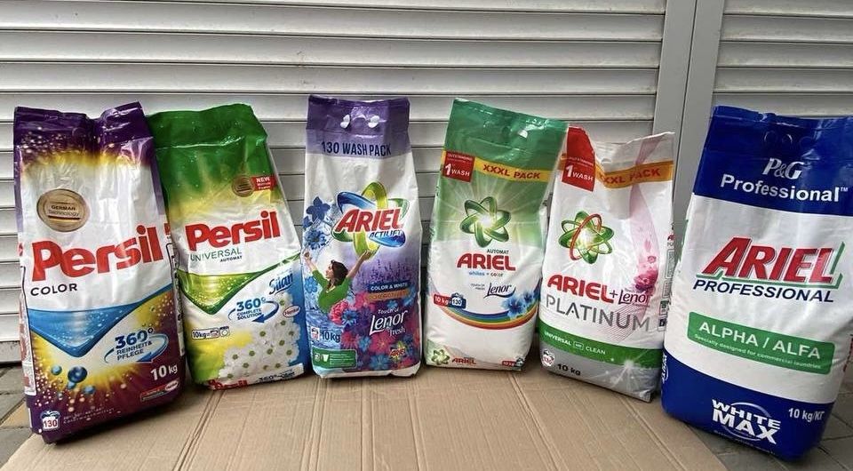 Пральні порошки Ariel та Persil 10кг