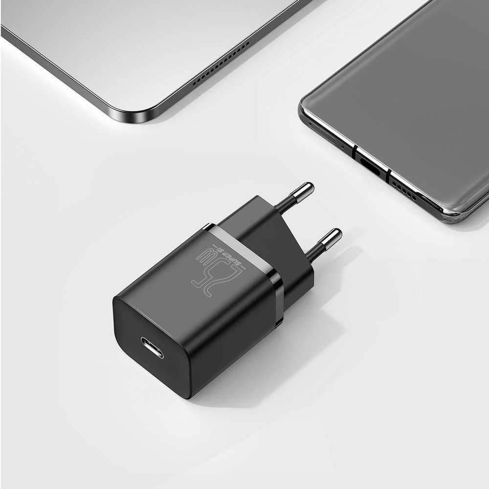 Baseus ładowarka sieciowa QC 3.0  25W 3A Kabel USB Typ C USB Typ C 3A